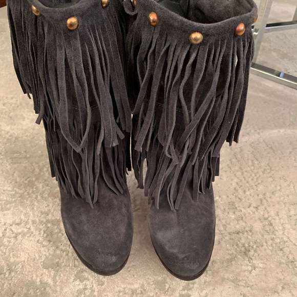 Exe Slouchy short heeled boots - Picture 6 of 7